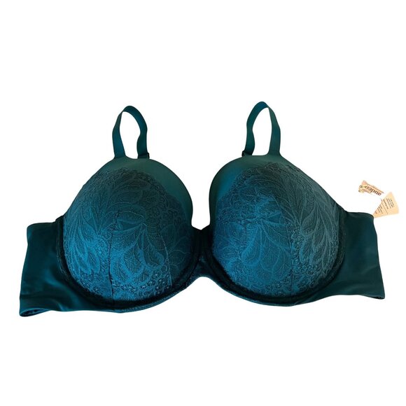 Auden 46DD Teal Lightly Lined Full Coverage T-Shirt Bra With Adjustable Straps N - Picture 1 of 7